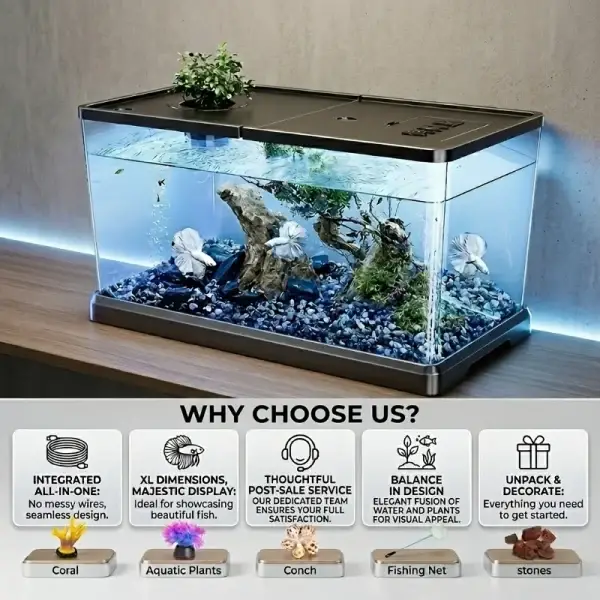 Heavy-Duty Large Aquarium Tank