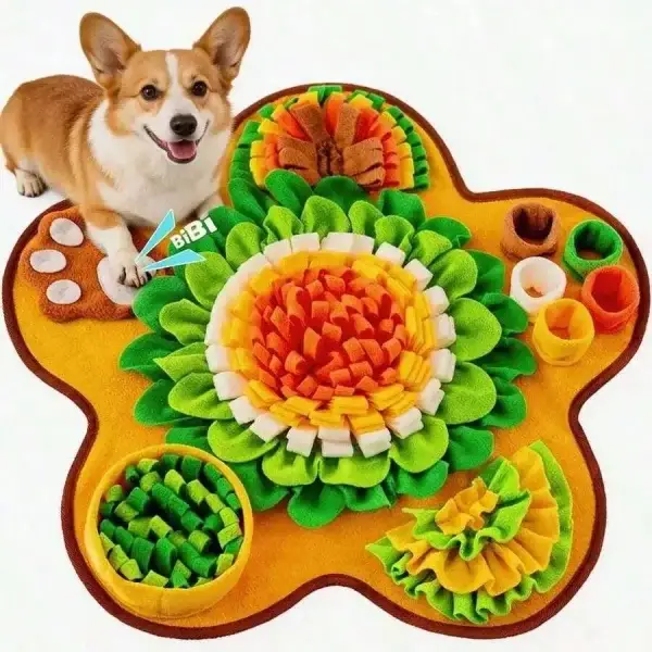 Flower Shaped Pet Snuffle Mat