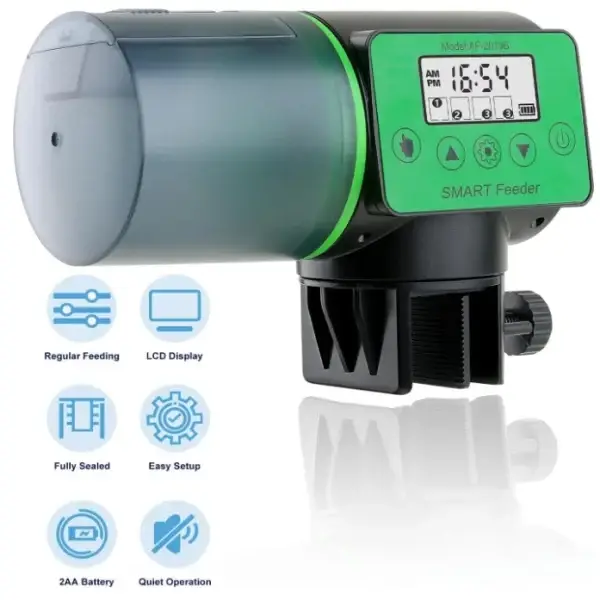 Automatic fish tank feeder